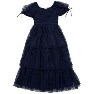 Girls (7-16) Speechless(R) Short Sleeve Mesh Dot Maxi Dress alternate view