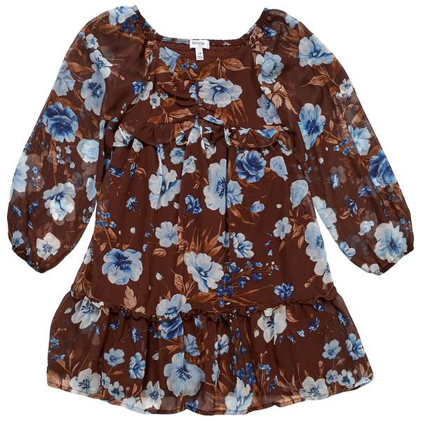 Girls (7-16) Speechless(R) Long Sleeve Floral Babydoll Dress