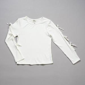 Girls (7-16) Speechless(R) Long Sleeve Solid Bow Sleeve Top