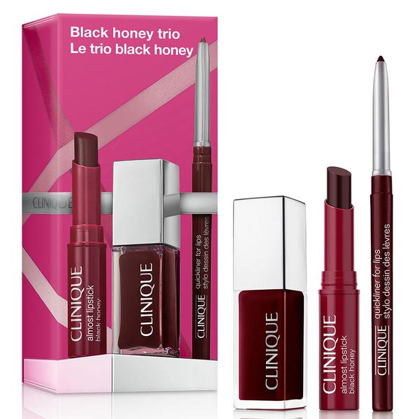 Clinique 3pc. Black Honey Lip & Cheek Makeup Gift Set - $55 Value