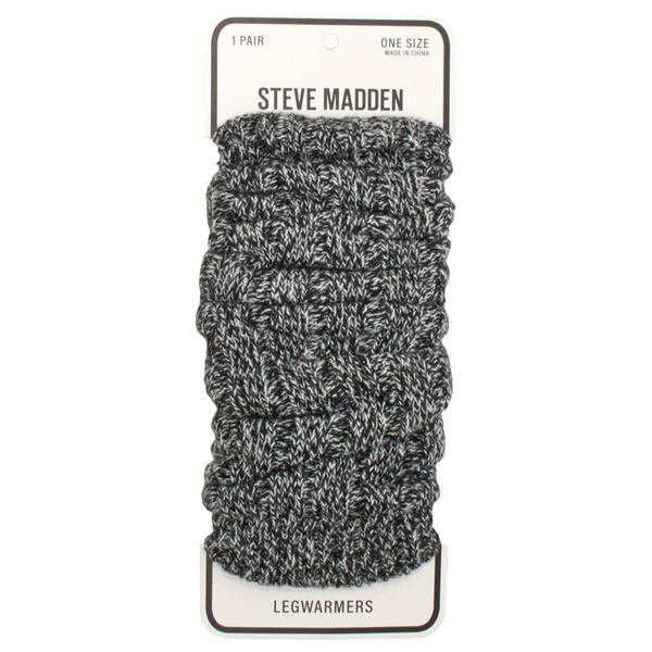 Womens Steve Madden Soft Chunk Rib Leg Warmers
