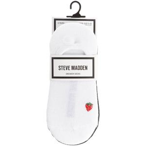 Womens Steve Madden 6pk. Strawberry Low Cut Socks alternate view