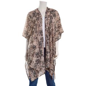 Womens Anne Klein Boho Floral Foil Dot Kimono alternate view