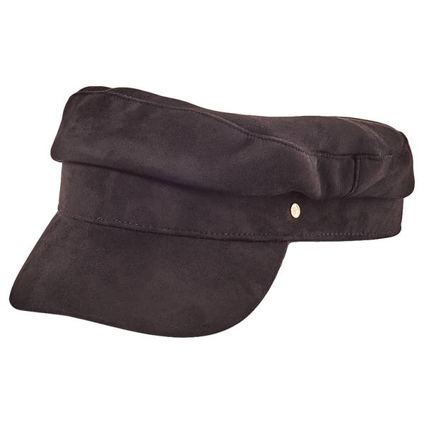 Womens Anne Klein Faux Suede Cabby Hat alternate view