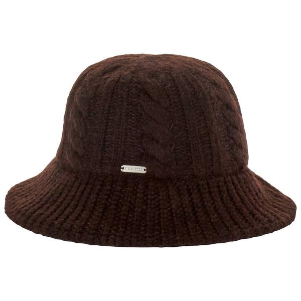 Womens Steve Madden Cable Knit Cloche Hat