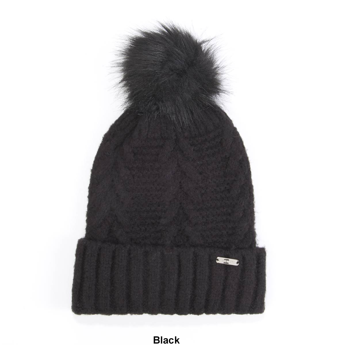 Womens Steve Madden Overbrushed Knit Winter Hat