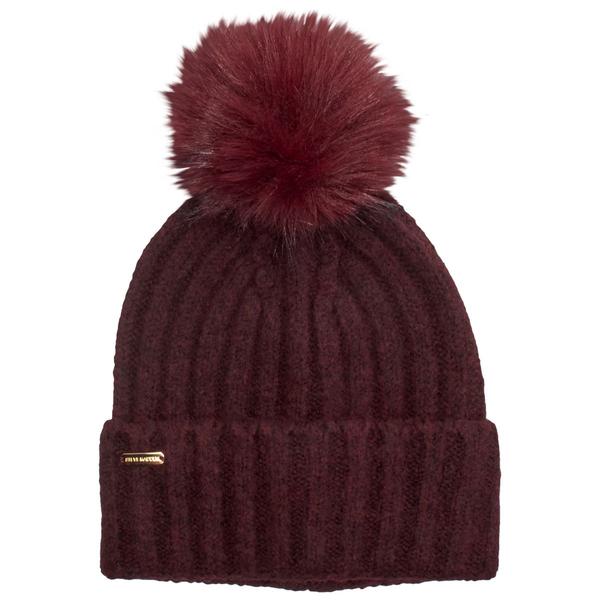Womens Steve Madden Wispy Pom Beanie