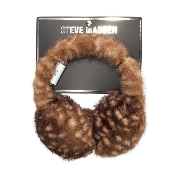 Womens Steve Madden Animal Faux Fur Earmuffs - Deer