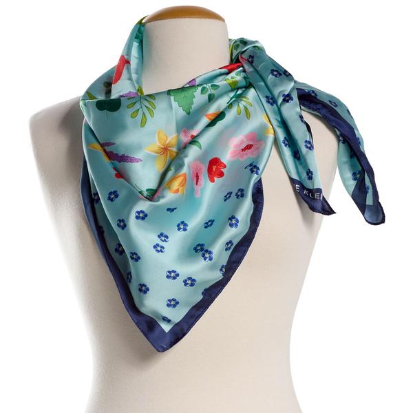Womens Anne Klein Dot Circle Square Scarf