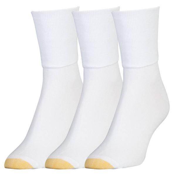 Womens Gold Toe(R) 3pk. Anklet Socks