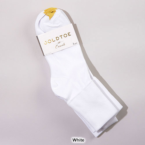 Womens Gold Toe(R) 3pk. Anklet Socks