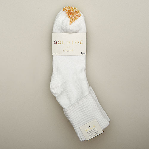 Womens Gold Toe(R) 3pk. Bermuda Turn Cuff Socks