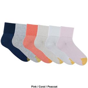 Womens Gold Toe(R) 6pk. Turn Cuff Socks alternate view