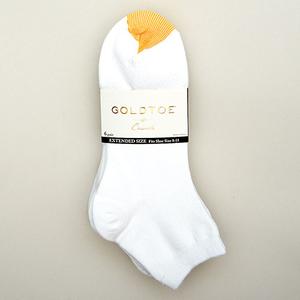Womens Gold Toe(R) 6pk. Extended Flat Knit Quarter Socks