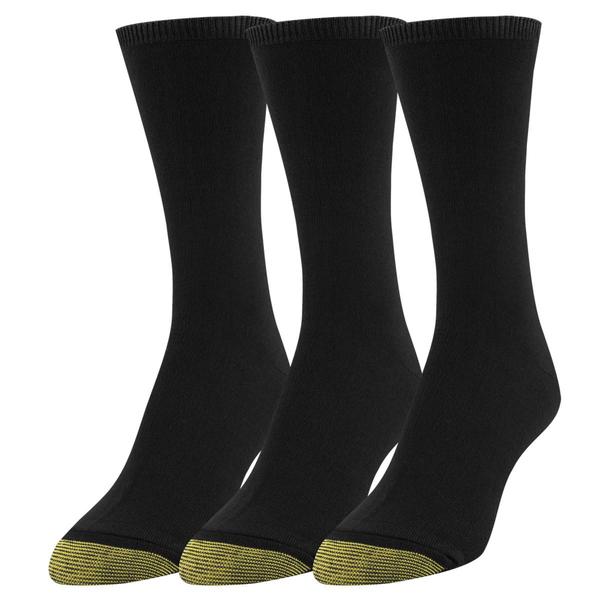 Womens Gold Toe(R) 3pk. Castaway Crew Socks