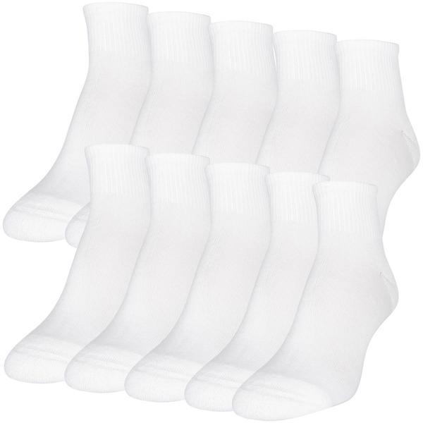 Womens Gold Toe(R) 10pk. Cushion Heel and Toe Ankle Socks