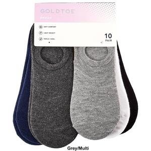 Womens Gold Toe(R) 10pk. Basic Invisible Triple Y Liner Socks alternate view