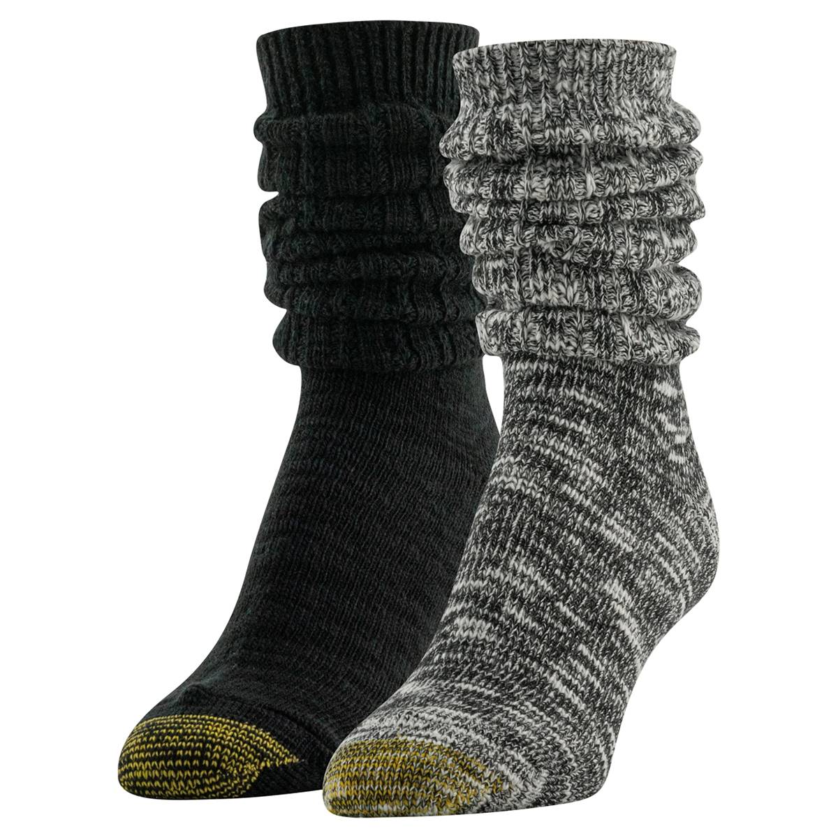 Womens Gold Toe(R) 2pk. Girlfriend Slouch Crew Socks