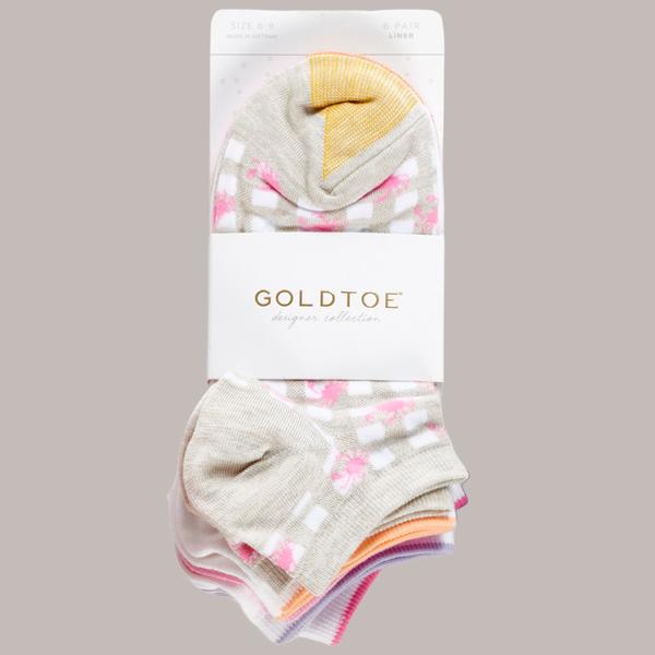 Womens Gold Toe(R) 6pk. Low Country Liner Socks alternate view