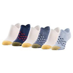 Womens Gold Toe(R) 6pk. Americana Invisible No Show Socks alternate view