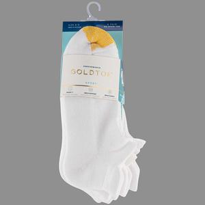 Womens Gold Toe(R) 6pk. Honeycomb Tab No Show Socks