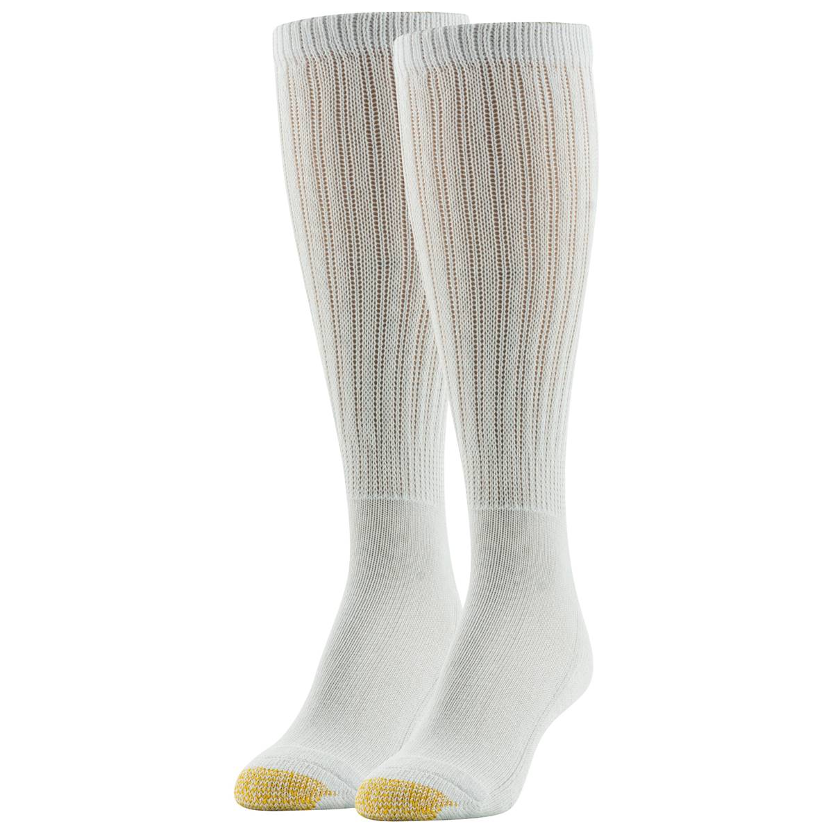 Womens Gold Toe(R) 2pk. Casual Slouch Crew Socks