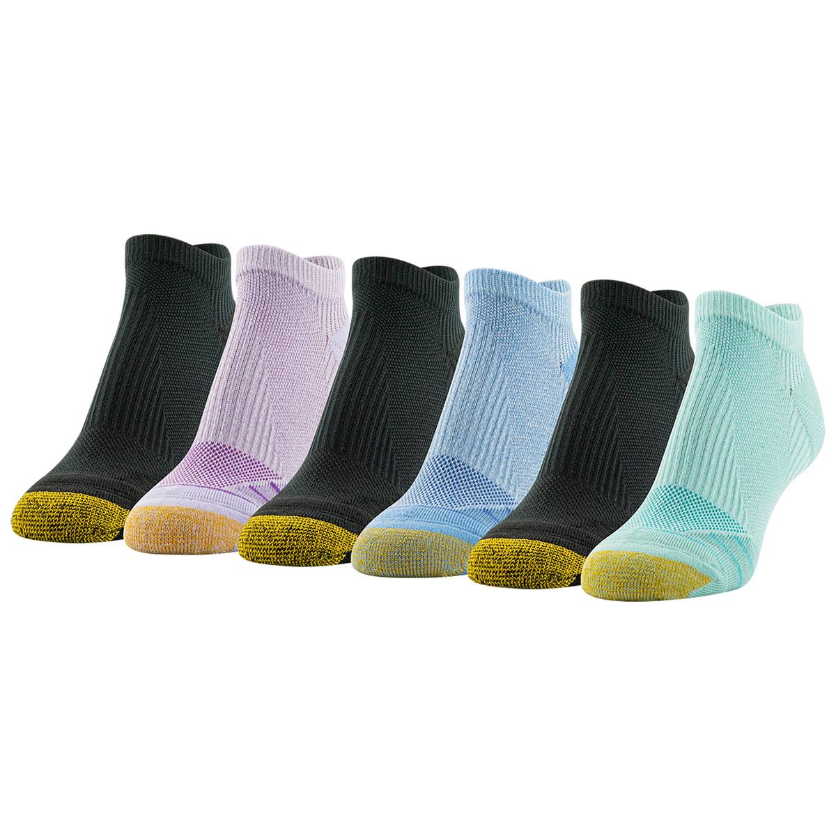 Womens Gold Toe(R) 6pk. Cross Arch No Show Socks