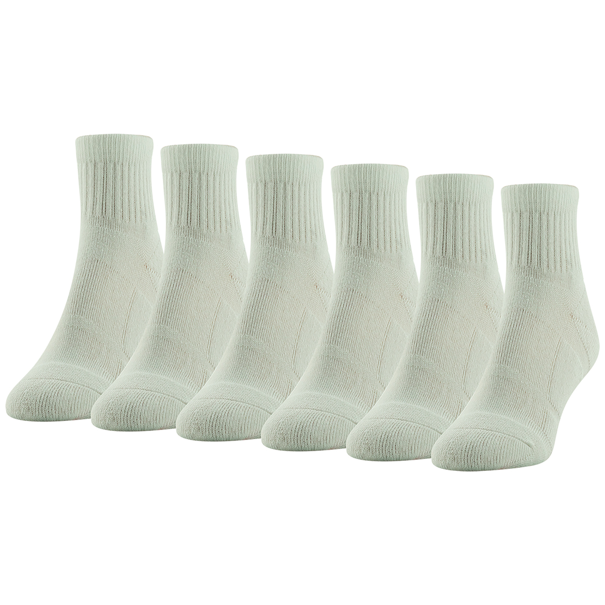 Womens Gold Toe(R) 6pk. Fit Tech Cushion Quarter Socks