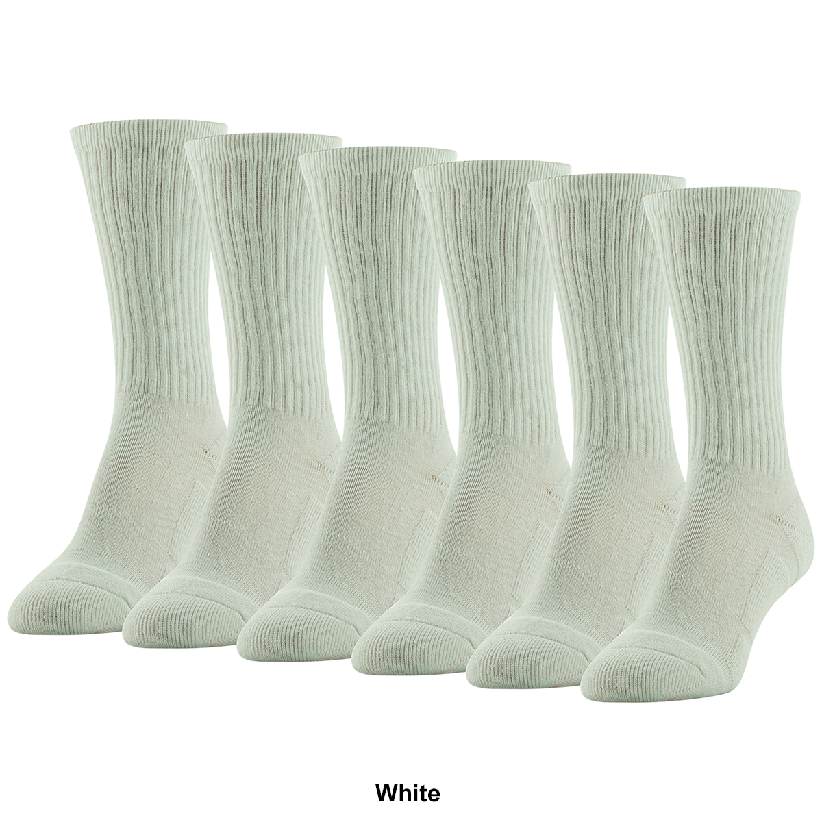 Womens Gold Toe(R) 6pk. Fit Tec Cushion Crew Socks