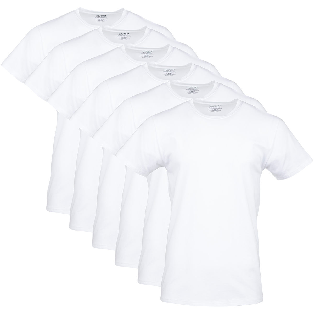 Mens Gildan(R) Select 6pk. Crew Neck T-Shirts