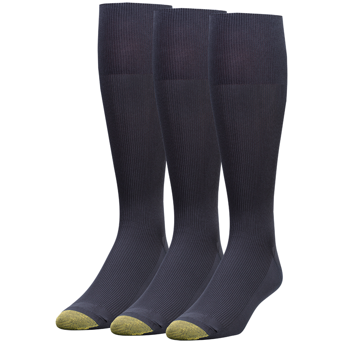 Mens Gold Toe(R) 3pk. Metropolitan Nylon Over The Calf Socks