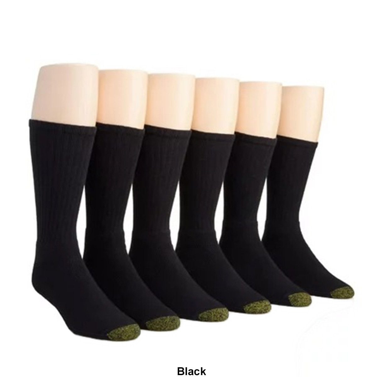 Mens Gold Toe(R) 6pk. Harrington Crew Socks