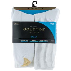 Mens Big & Tall Gold Toe(R) 6pk. Crew Socks alternate view