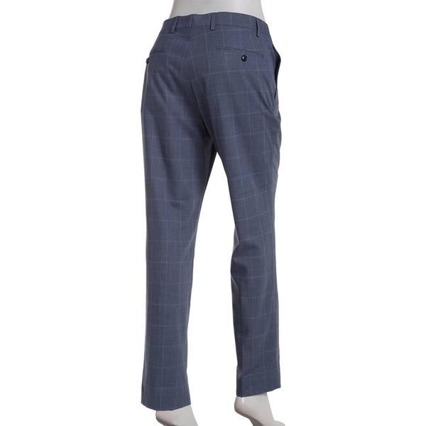 Mens Tommy Hilfiger Plaid Suit Pants - Grey alternate view