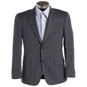 Mens Tommy Hilfiger Plaid Slim Fit Suit Jacket - Light Grey