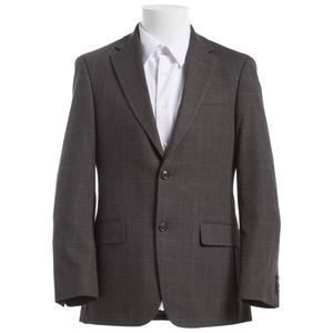 Mens Tommy Hilfiger Windowpane Suit Jacket - Grey/Brown alternate view