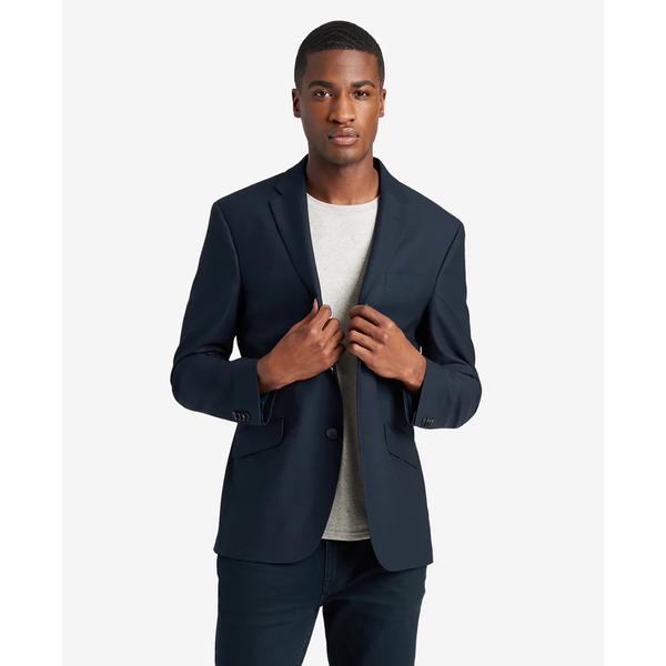 Mens Kenneth Cole(R) Reaction(tm) Solid Slim Fit Suit Jacket - Navy