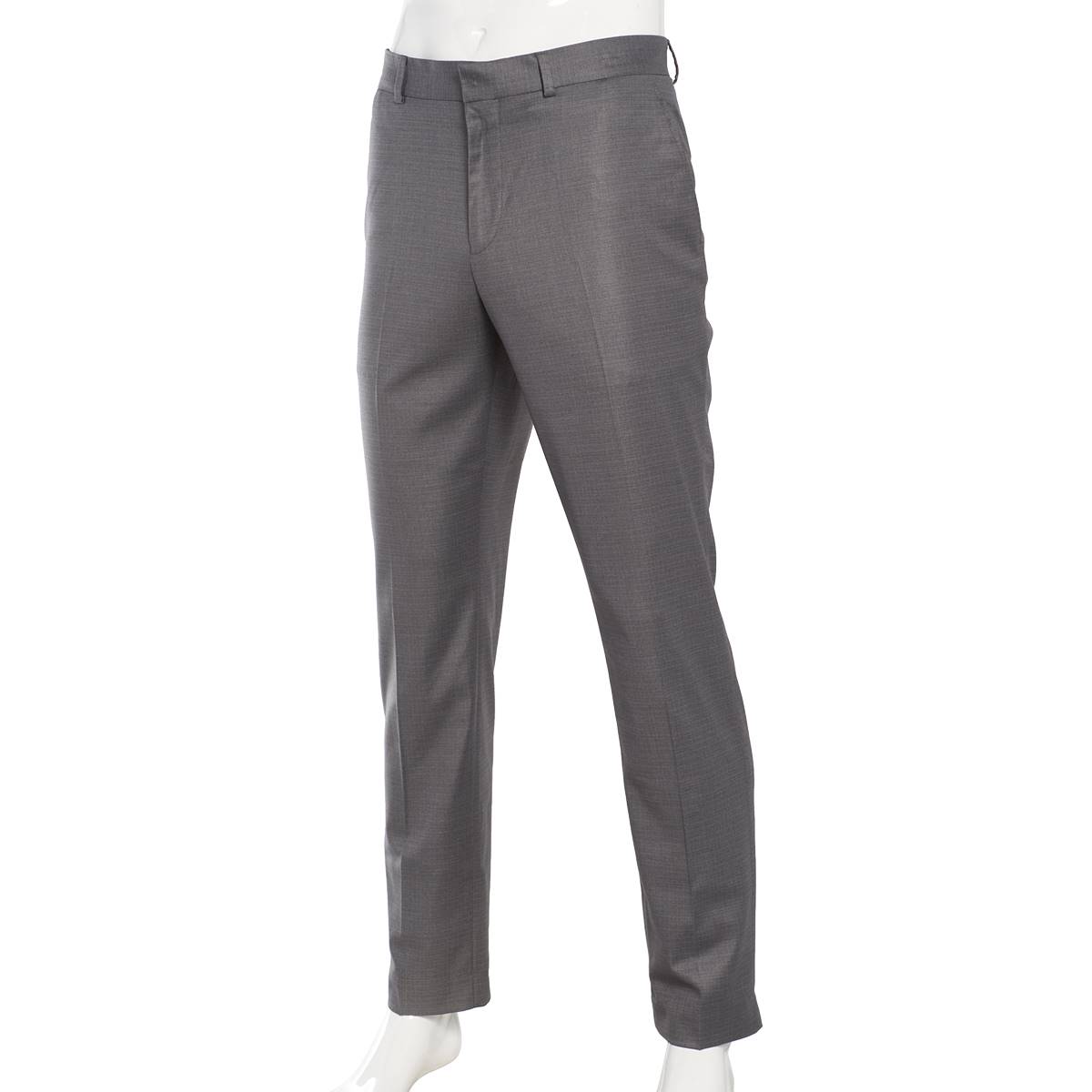Mens Kenneth Cole(R) Solid Pants - Light Grey