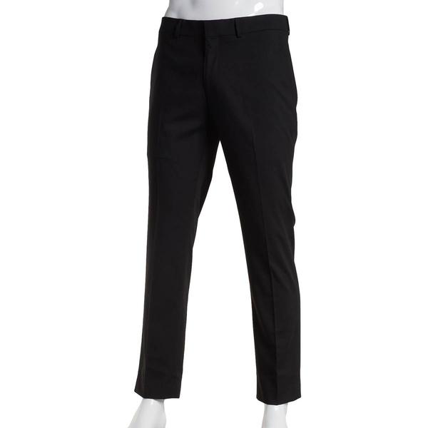 Mens Kenneth Cole(R) Reaction(tm) Solid Modern Fit Suit Pants - Black alternate view