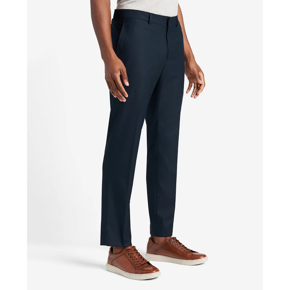 Mens Kenneth Cole(R) Solid Pants - Navy