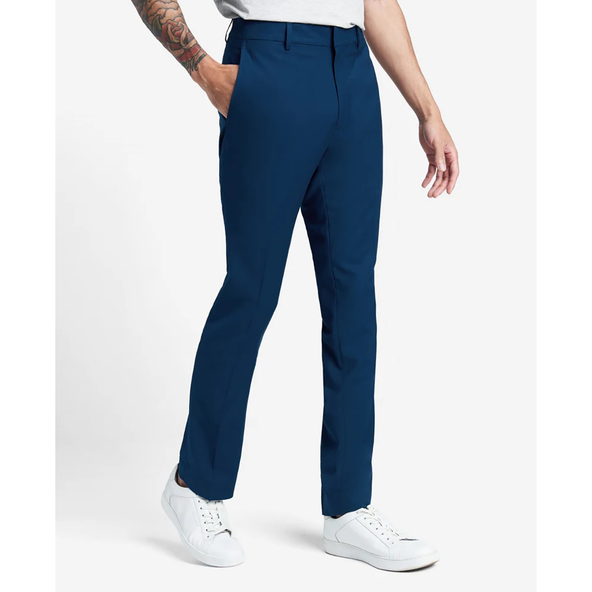 Mens Kenneth Cole(R) Solid Pants - Blue