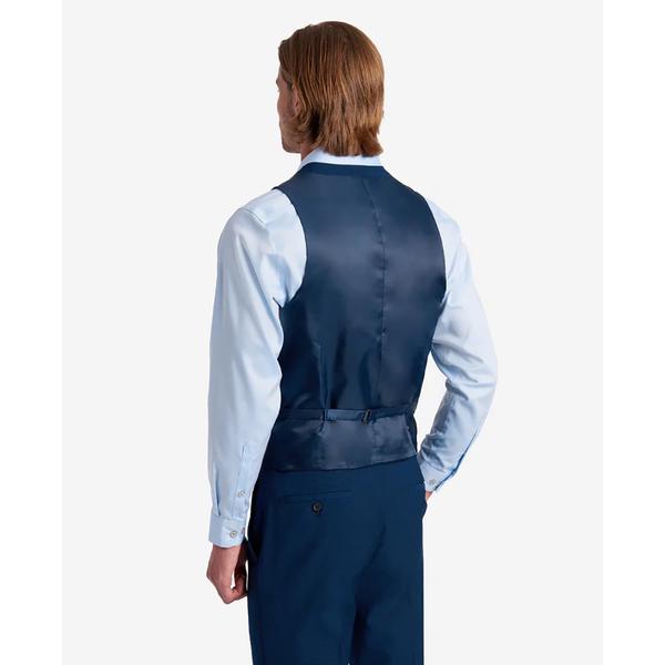 Mens Kenneth Cole(R) Reaction(tm) Solid Slim Fit Vest  Blue alternate view