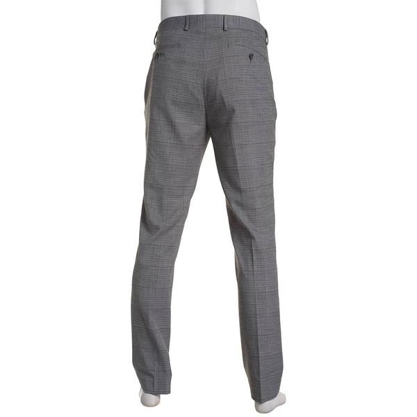 Mens Kenneth Cole(R) Reaction(tm) Plaid Slim Fit Suit Pants - Grey alternate view