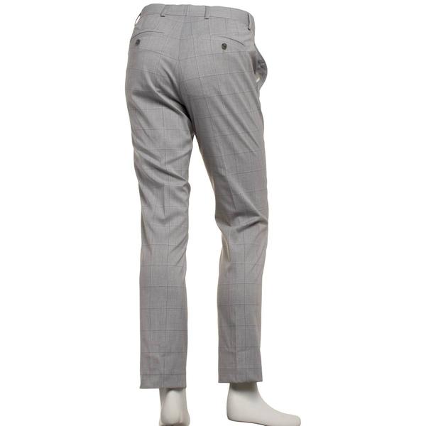 Mens Kenneth Cole(R) Windowpane Pants - Light Grey alternate view