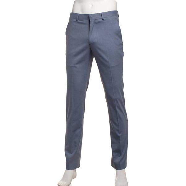 Mens Kenneth Cole(R) Check Pants - Blue