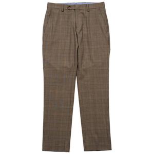 Mens Tommy Hilfiger Glenn Plaid Slim Fit Suit Pants - Tan
