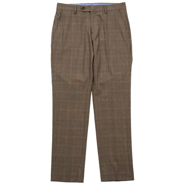 Mens Tommy Hilfiger Glenn Plaid Slim Fit Suit Pants - Tan