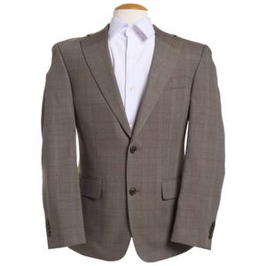Mens Tommy Hilfiger Glenn Plaid Slim Fit Suit Jacket - Tan