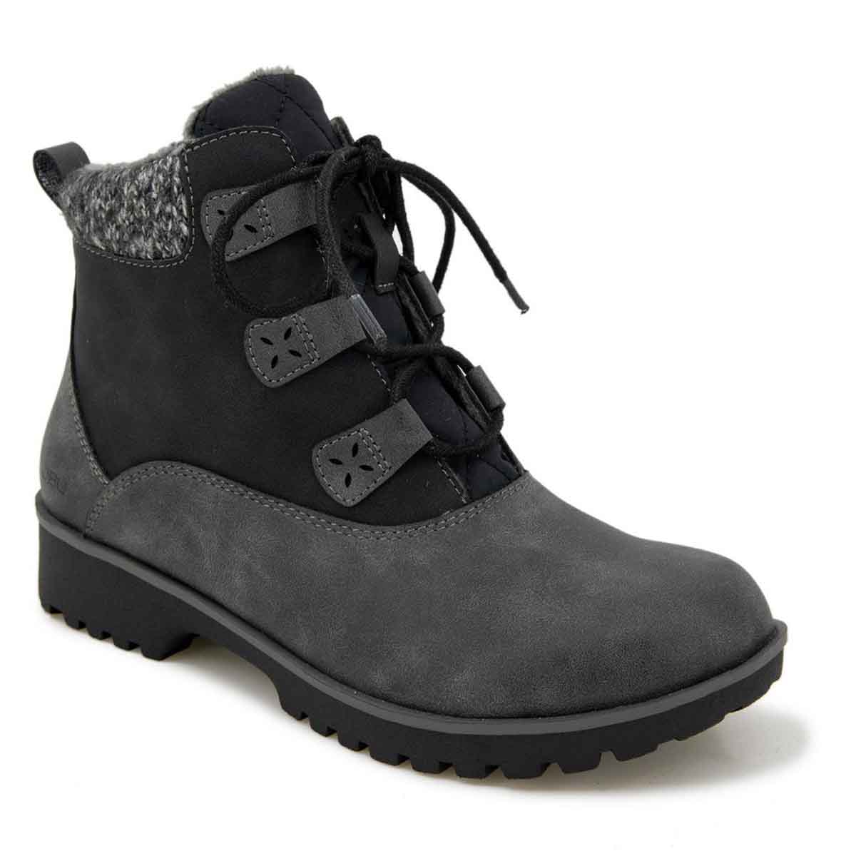 Womens JBU By Jambu Black Stone Ankle Boots