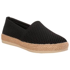 Womens Esprit Naveen Black Knit Casual Shoes